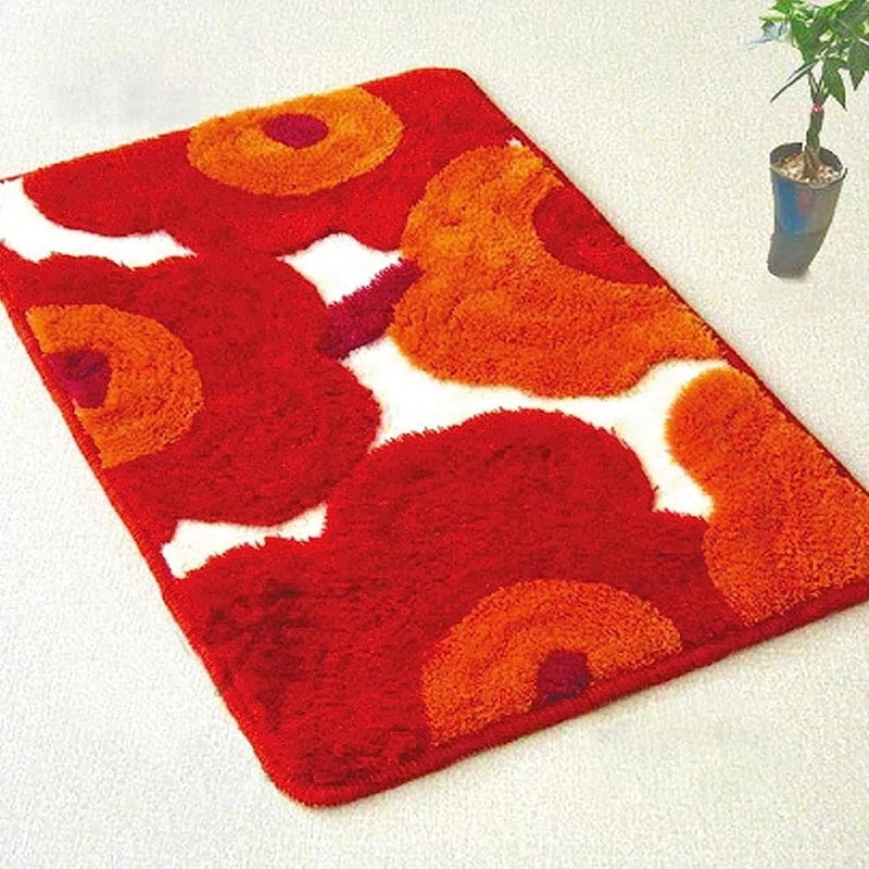 ZFFLYH Latch Hook Kits DIY Crochet Yarn Rugs Tapestry Hooking Needlework Crafts Arts Kit Color Preprinted Pattern Home Decoration Festival Gift for Adults and Beginner - Image 1